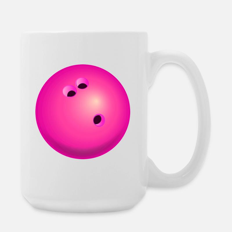 Bowling, bowling, bowling 🎶 - Large Mug 440 ml - white