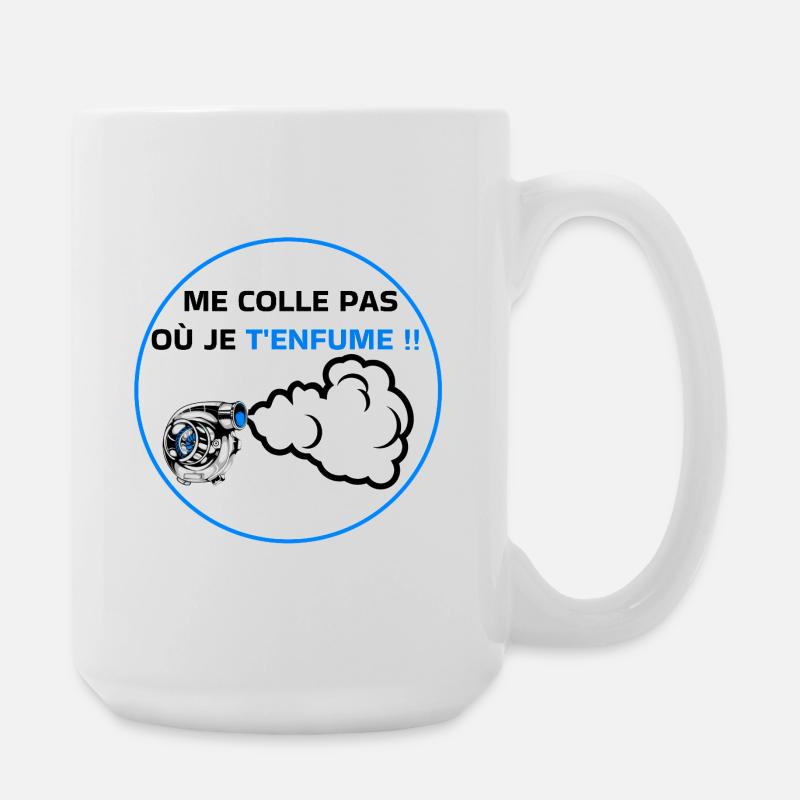 Auto - Große Tasse 440 ml - Weiß