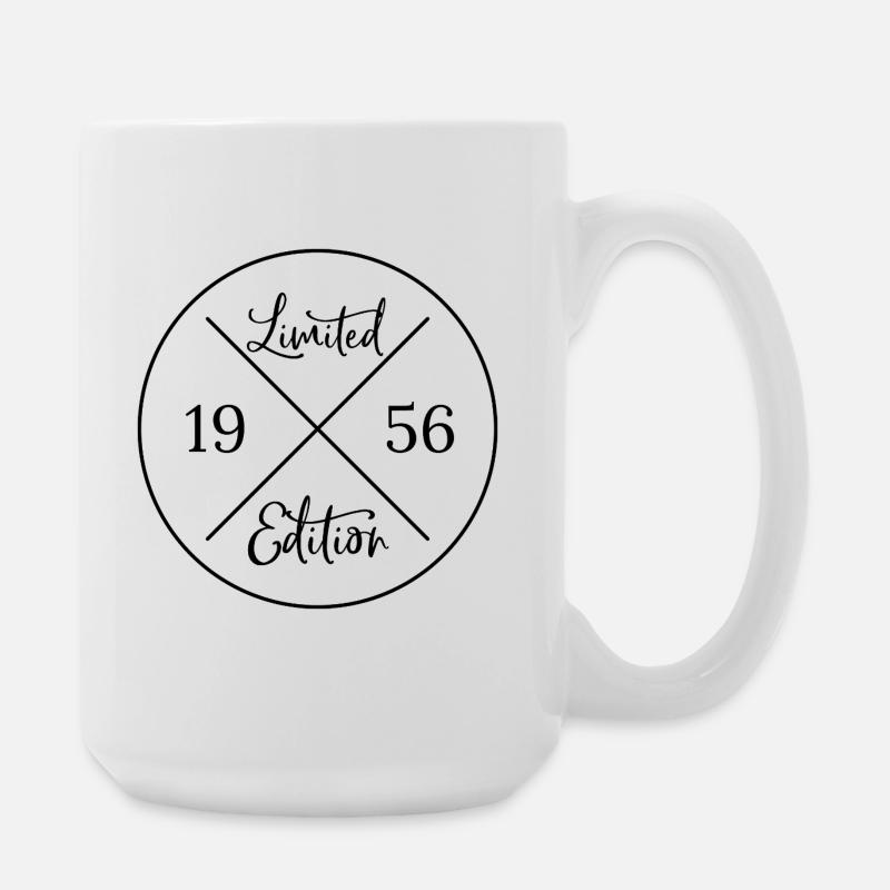 Limited edition 1956 - 70. Geburtstag Geschenk - Große Tasse 440 ml - Weiß
