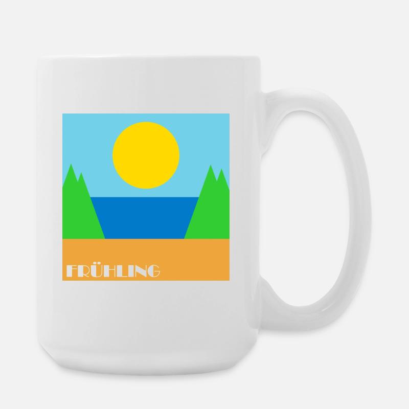 Fruehling - Große Tasse 440 ml - Weiß