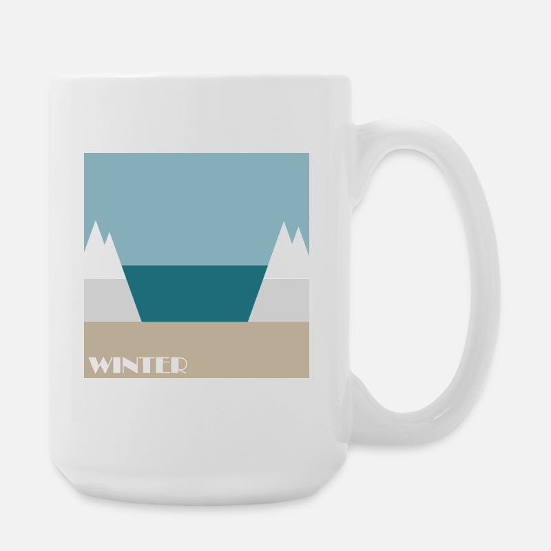 Winter - Large Mug 440 ml - white