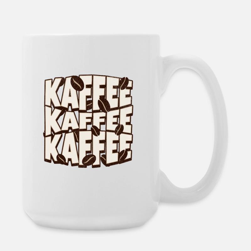 Coffee Coffee Coffee - Large Mug 440 ml - white
