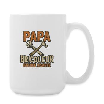 DAD HANDYMAN LIVING LEGEND - Large Mug 440 ml - white - Right