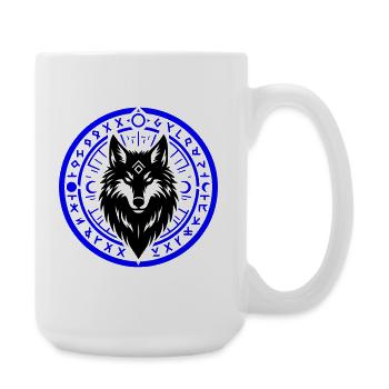 Rune Ring of the Night - Large Mug 440 ml - white - Right
