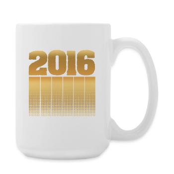 Birthday 2016 - Large Mug 440 ml - white - Right