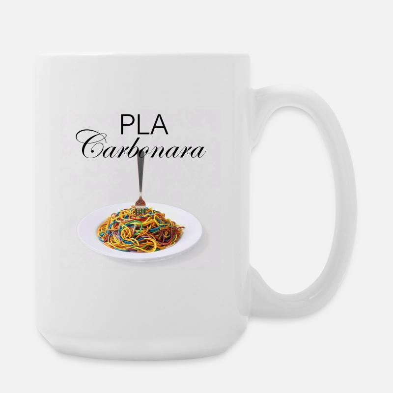 PLA Carbonara - Large Mug 440 ml - white