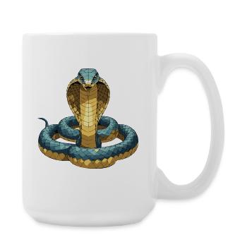 Serpent3 - Grande tasse 440 ml - blanc - Droite