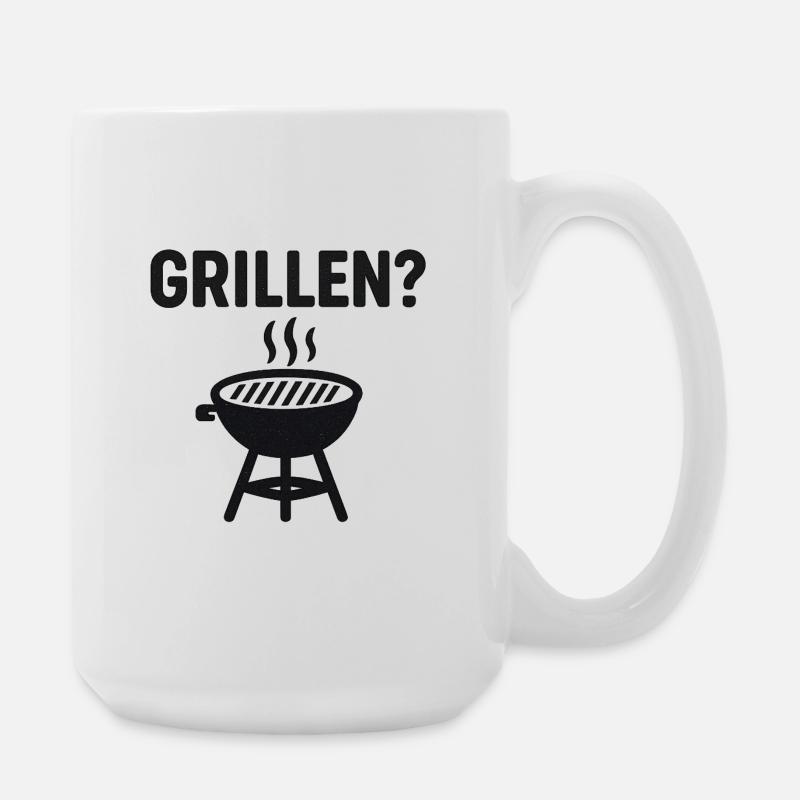 GRILLEN - Große Tasse 440 ml - Weiß