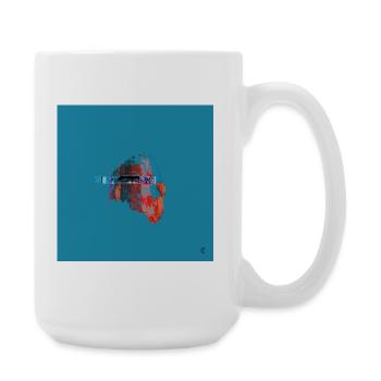 TEXTURA_DE_COLOR #28 - Große Tasse 440 ml - Weiß - Rechts