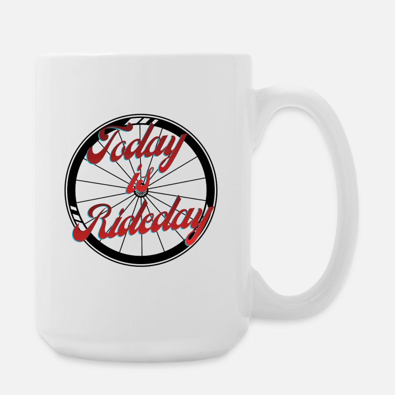 Today is Rideday - Large Mug 440 ml - white