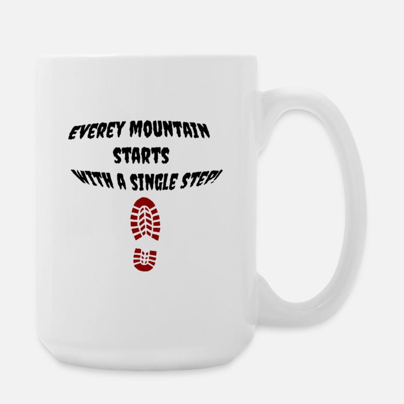 first_step - Large Mug 440 ml - white