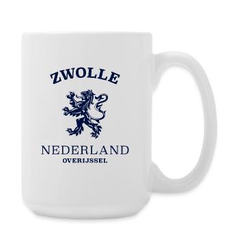 Zwolle Nederland Netherlands - Große Tasse 440 ml - Weiß - Rechts