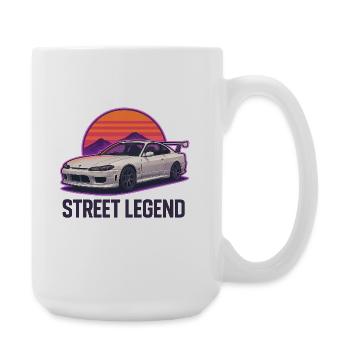 Légende de la route Sunset Drift - Grande tasse 440 ml - blanc - Droite