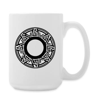 Modern Circle - Large Mug 440 ml - white - Right