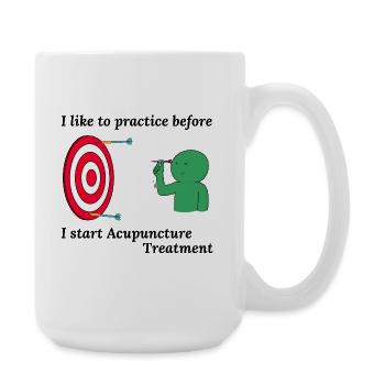 Praticien agréé en MTC Expert Compétent - Grande tasse 440 ml - blanc - Droite