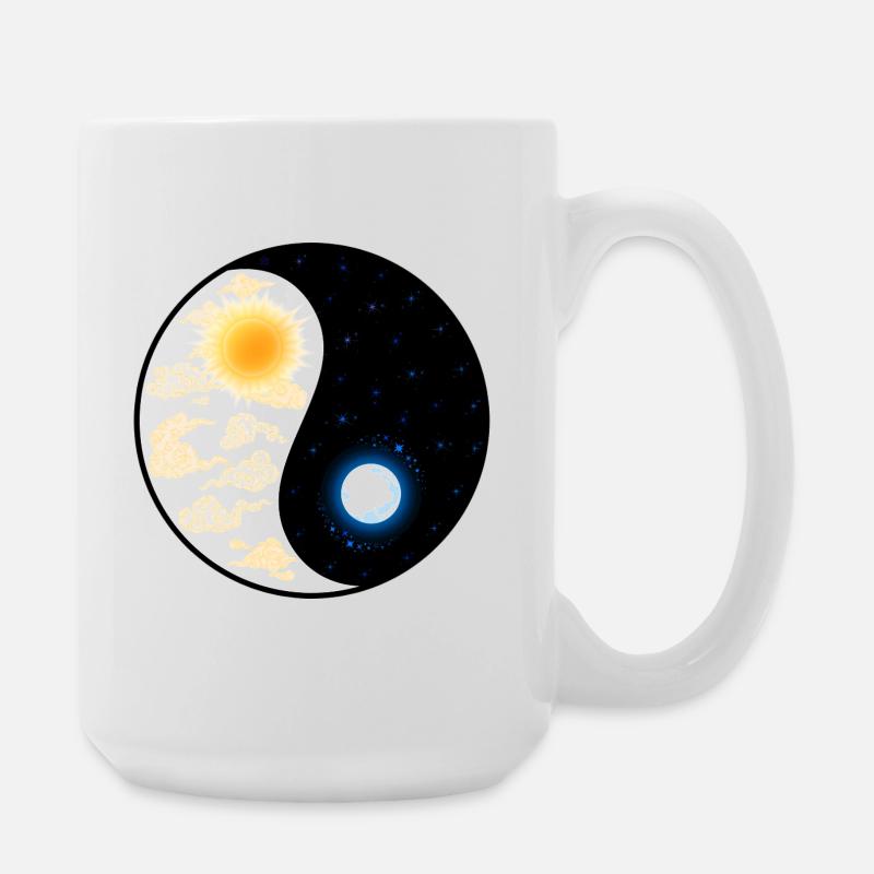 Yin Yang - Large Mug 440 ml - white