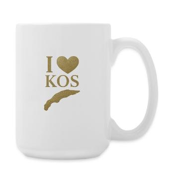I Love KOS Island - Large Mug 440 ml - white - Right