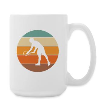 tennis - Grande tasse 440 ml - blanc - Droite