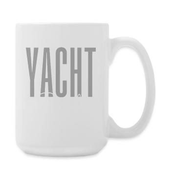 Yacht Squad – Luxury Boat Crew Sailing Vacation - Large Mug 440 ml - white - Right