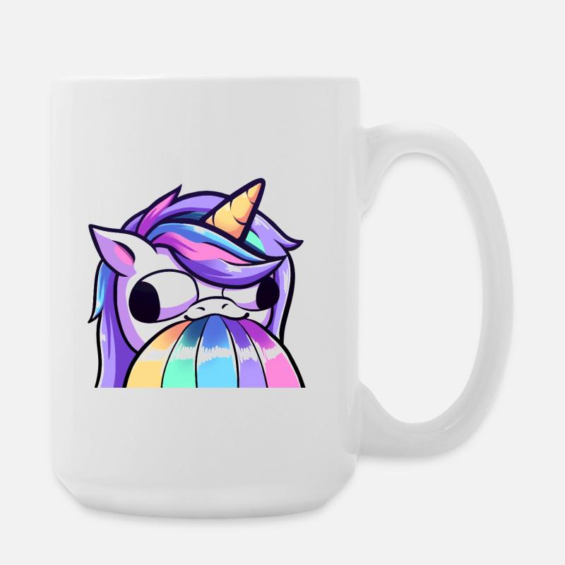 Lya derp - Large Mug 440 ml - white