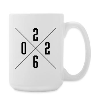 2026 Jahr - Große Tasse 440 ml - Weiß - Rechts