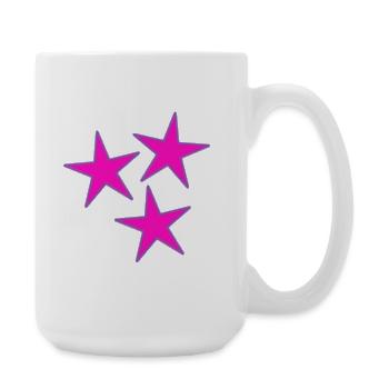 VALENTINSTAG. HERZ. ICH LIEBE DICH. ICH LIEBE DICH - Große Tasse 440 ml - Weiß - Rechts