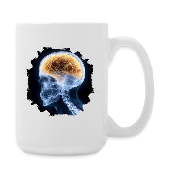 The other day at the X-ray - everything is fine - Large Mug 440 ml - white - Right