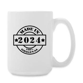 MADE IN 1973 Year of Birth Year Vintage Gift - Large Mug 440 ml - white - Right