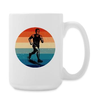 Tolles Rennen Geschenk für Rennen - Große Tasse 440 ml - Weiß - Rechts