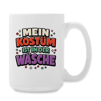 Carnival Costume Lingerie Saying Funny Gift - Large Mug 440 ml - white - Right