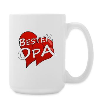 BESTER OPA - Große Tasse 440 ml - Weiß - Rechts