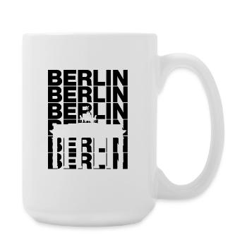 LA FIERTÉ BERLINOISE LA CAPITALE BRANDEBOURGEOISE EST BERLIN - Grande tasse 440 ml - blanc - Droite