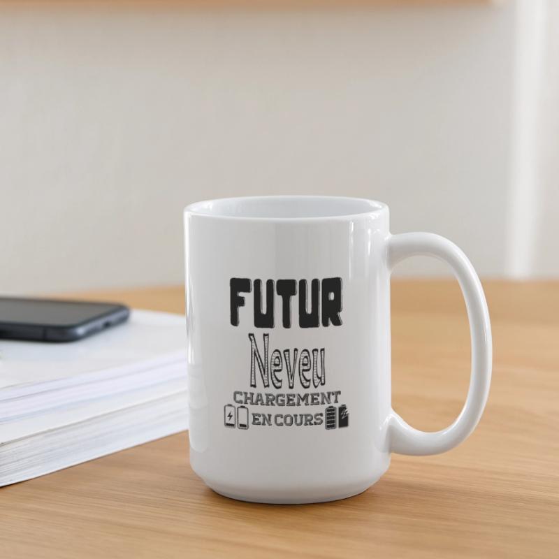Future Nephew Loading In Progress Large Mug 440 ml