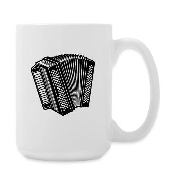 Air accordion - Large Mug 440 ml - white - Right