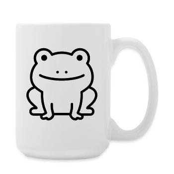 frog - Large Mug 440 ml - white - Right