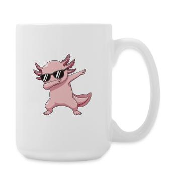 Dessin animé Cool Dab Axolotl - Grande tasse 440 ml - blanc - Droite