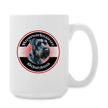 Riesenschnauzer Design - Große Tasse 440 ml - Weiß - Rechts