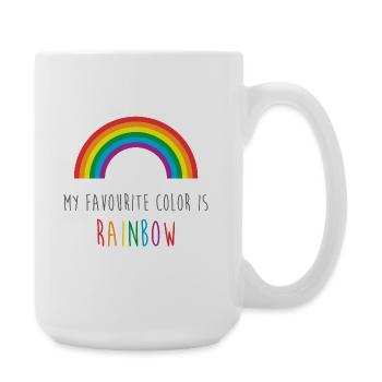 Mon Arc-en-Ciel Préféré - Grande tasse 440 ml - blanc - Droite