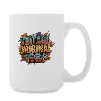 Vintage Original 1986  - Große Tasse 440 ml - Weiß - Rechts