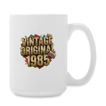 Vintage Original 1985 Retro - Große Tasse 440 ml - Weiß - Rechts