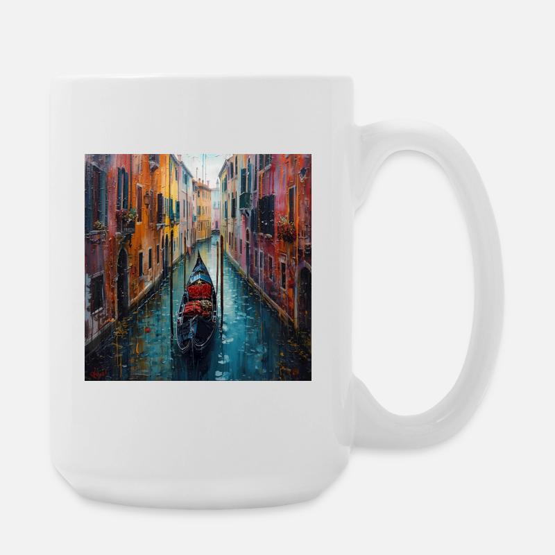 Venedig - Große Tasse 440 ml - Weiß