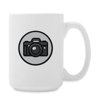 Gift idea for photography lover, photo - Large Mug 440 ml - white - Right