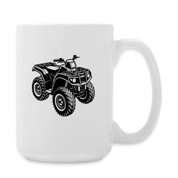 ATV - Große Tasse 440 ml - Weiß - Rechts