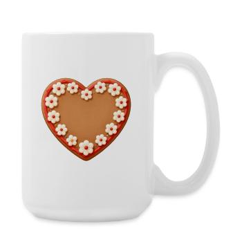 Cadeau pour la fête des mères : Idée de cadeau pour la fête des mères - Grande tasse 440 ml - blanc - Droite