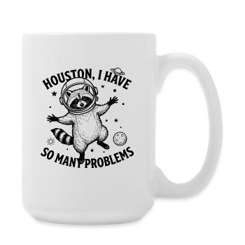 Problem bear - Large Mug 440 ml - white - Right