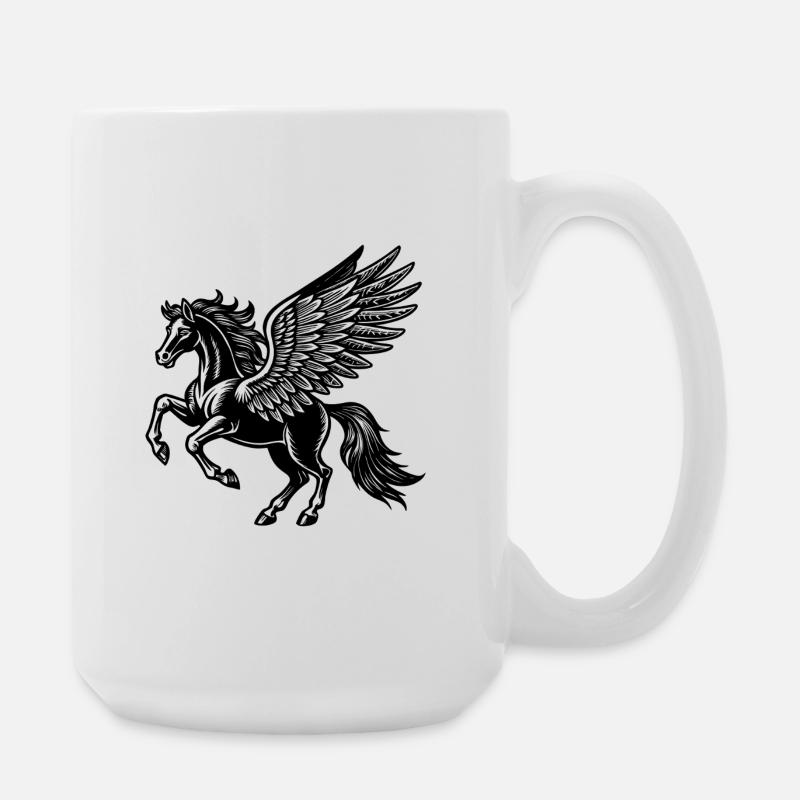 Pegasus - Large Mug 440 ml - white