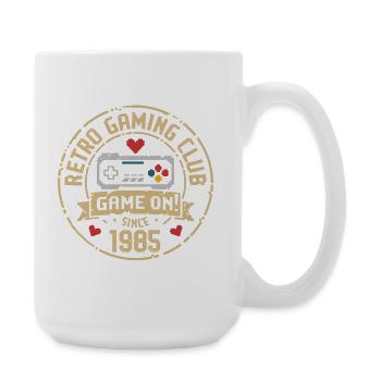 Vintage 1985 Birthday 1985 Gift 1985 - Large Mug 440 ml - white - Right
