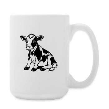 Baby cow - Large Mug 440 ml - white - Right