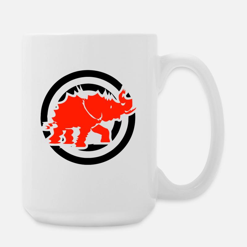 elephant - Large Mug 440 ml - white