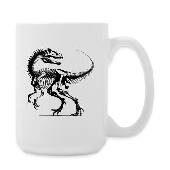 Raptor - J’étais le patron... devant la météorite - Grande tasse 440 ml - blanc - Droite